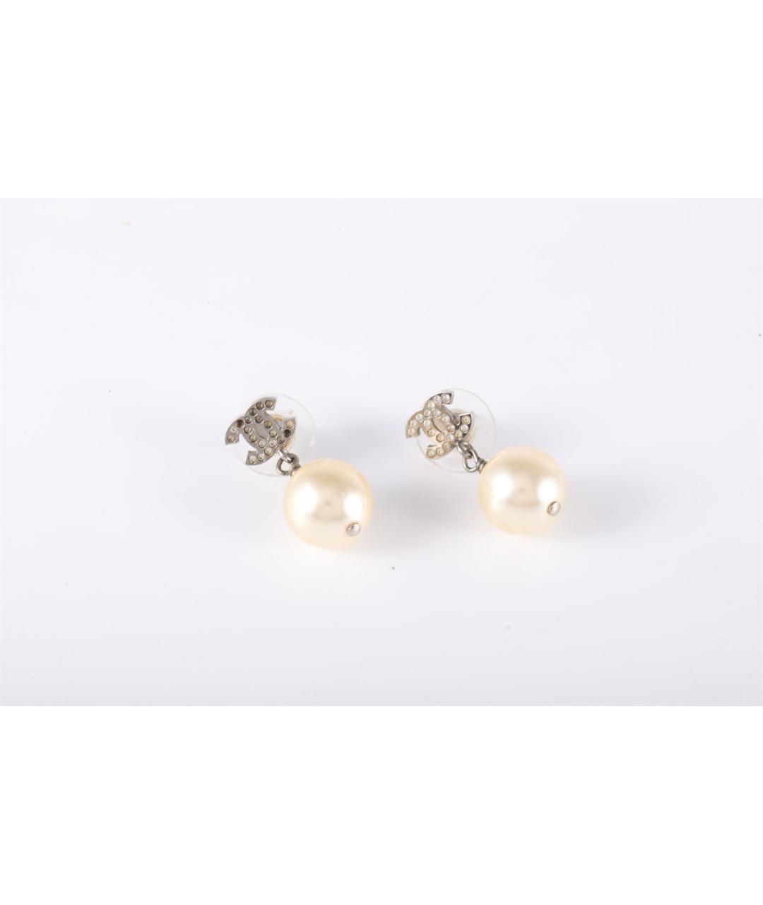CHANEL Серебряные серьги, фото 2