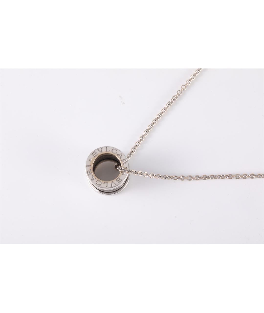 BVLGARI Серебряное колье из белого золота, фото 3