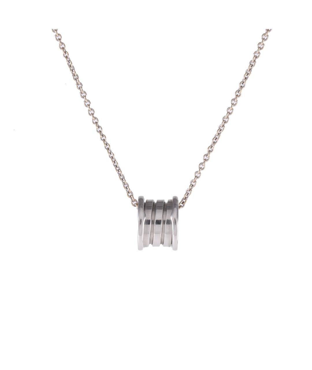BVLGARI Серебряное колье из белого золота, фото 1