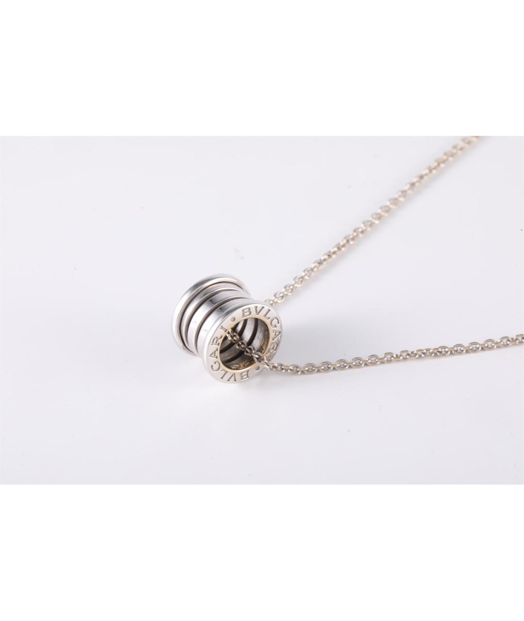 BVLGARI Серебряное колье из белого золота, фото 2