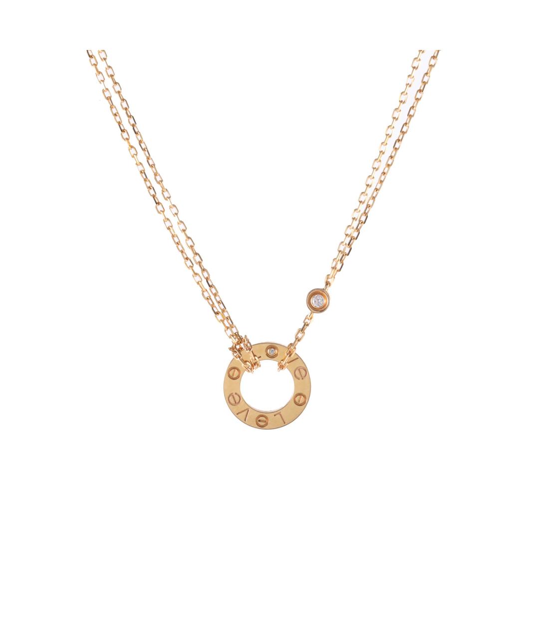 CARTIER Золотое колье из розового золота, фото 1