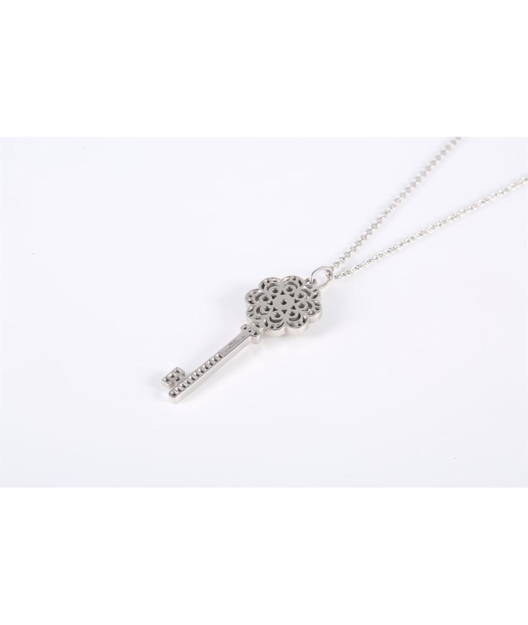 TIFFANY&CO Серебряное платиновое колье, фото 3