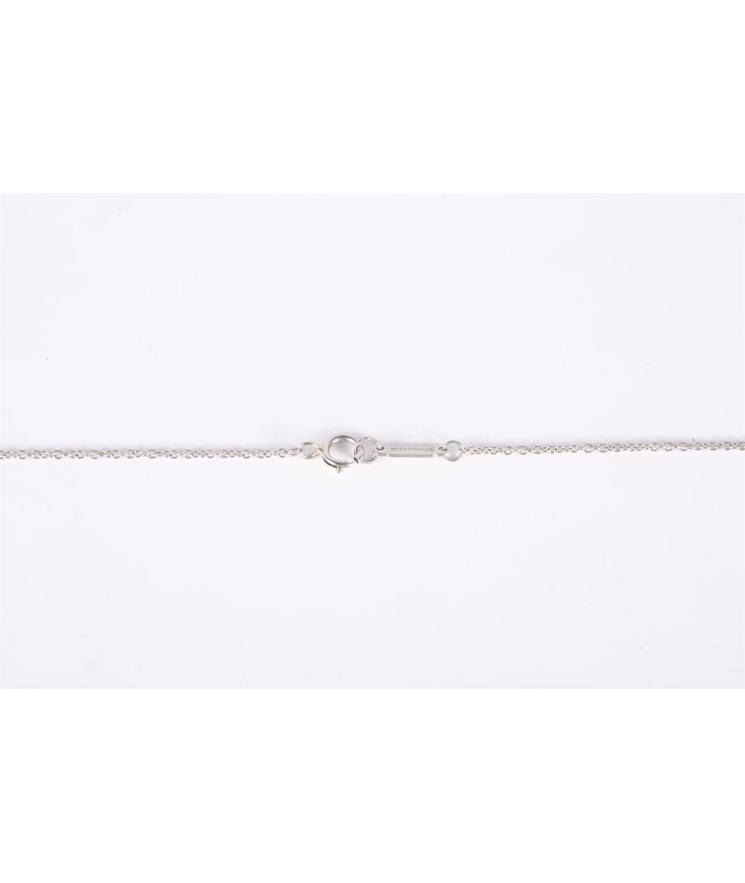 TIFFANY&CO Серебряное платиновое колье, фото 5