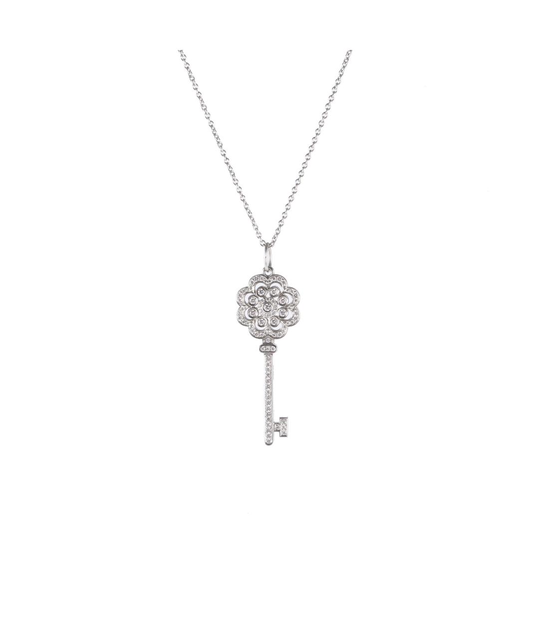 TIFFANY&CO Серебряное платиновое колье, фото 1