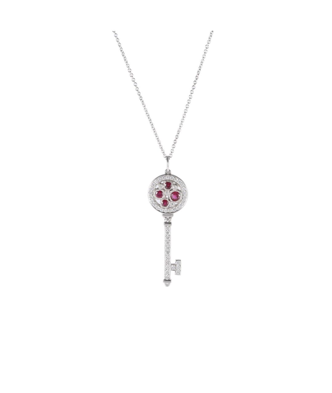 TIFFANY&CO Серебряное колье из белого золота, фото 1