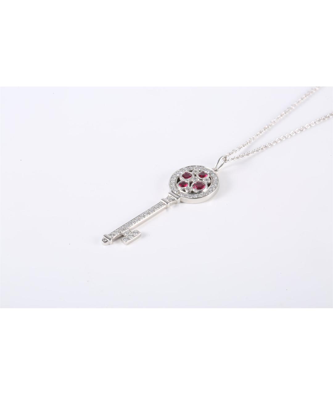 TIFFANY&CO Серебряное колье из белого золота, фото 2