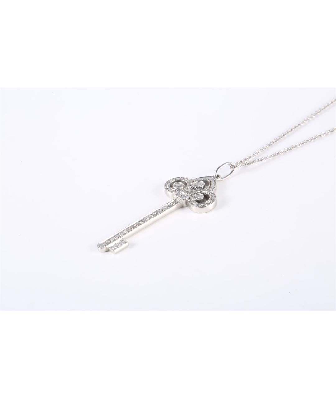 TIFFANY&CO Серебряное платиновое колье, фото 2