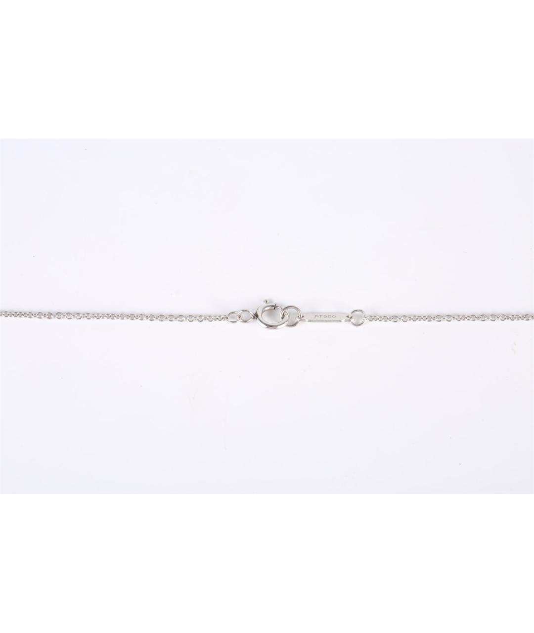 TIFFANY&CO Серебряное платиновое колье, фото 5
