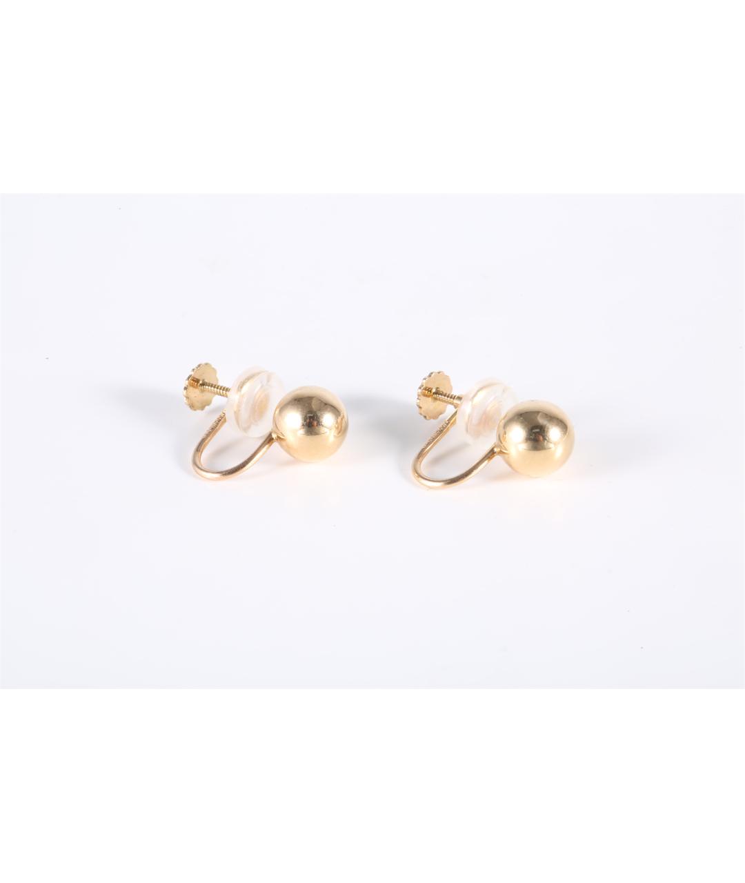 TIFFANY&CO Золотые серьги, фото 5