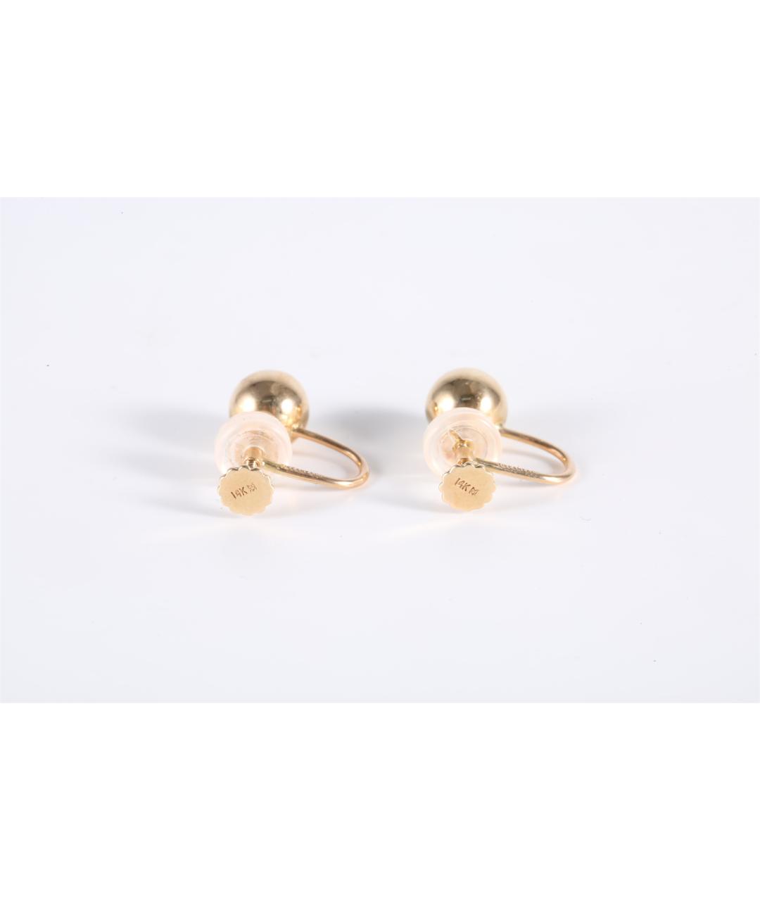 TIFFANY&CO Золотые серьги, фото 4