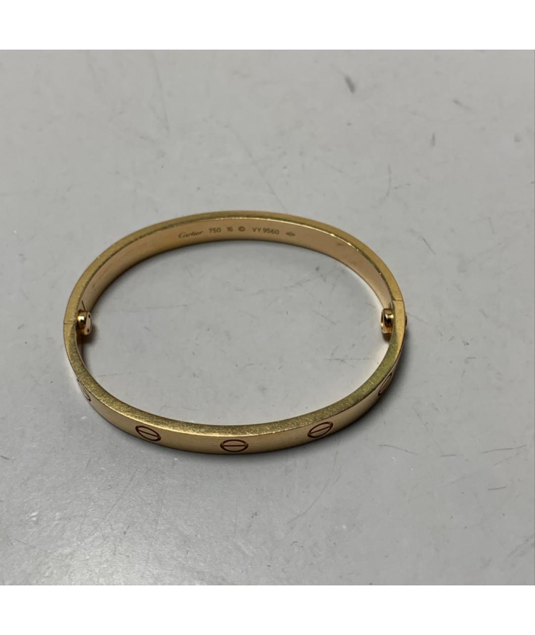 CARTIER Золотой браслет из желтого золота, фото 5