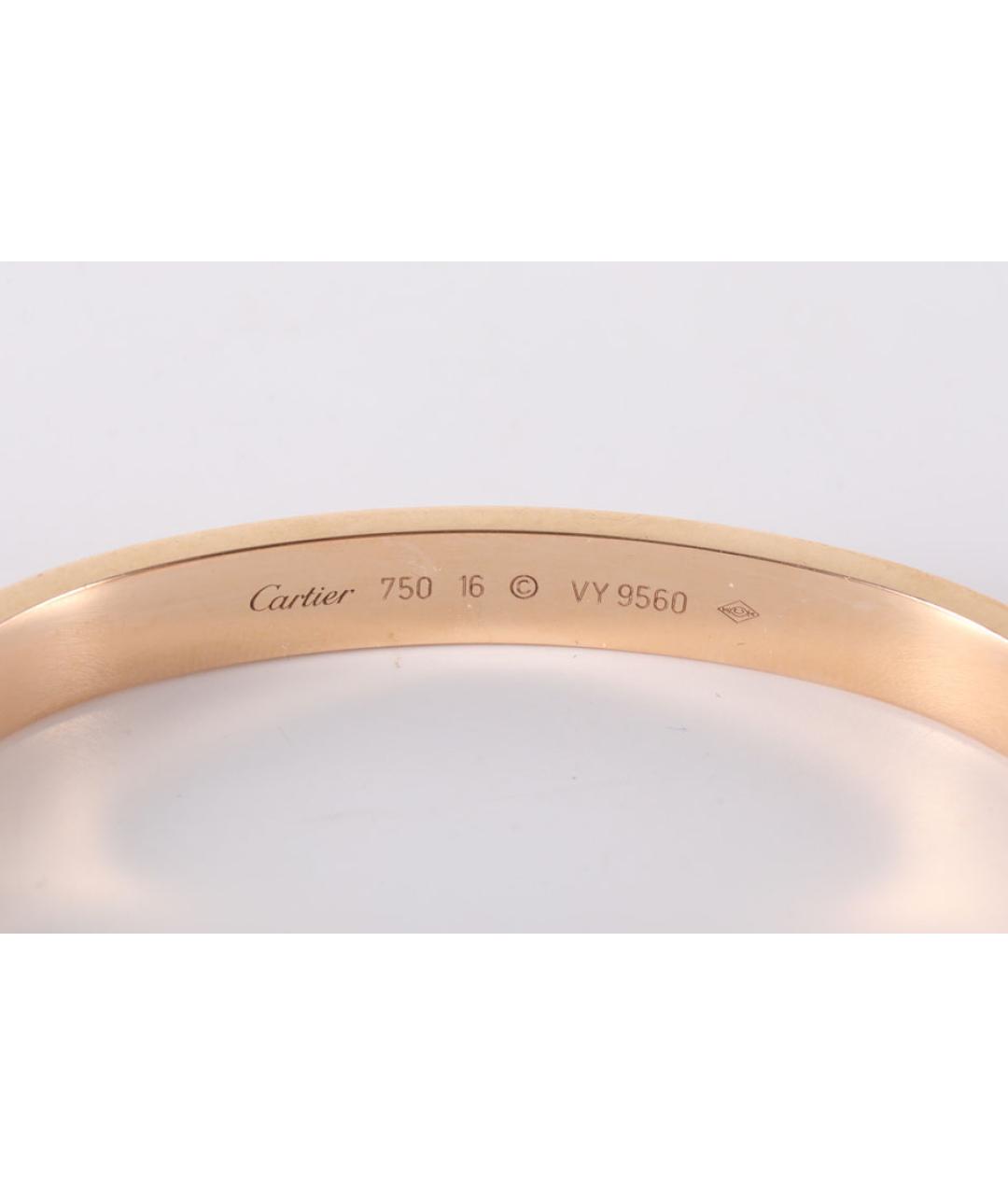 CARTIER Золотой браслет из желтого золота, фото 4