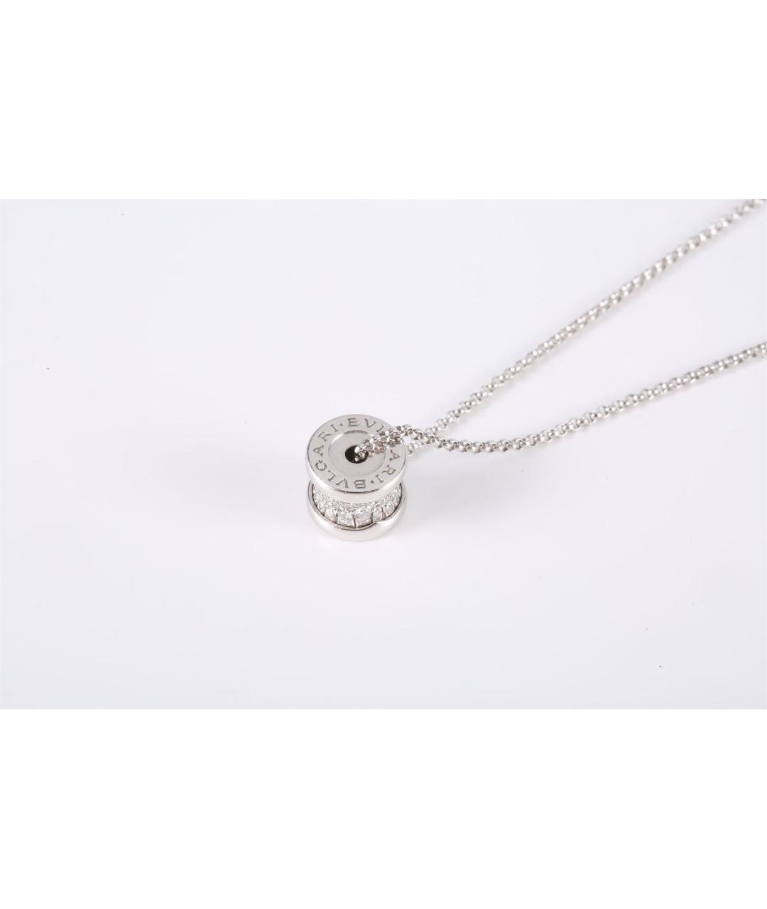 BVLGARI Серебряное колье из белого золота, фото 3
