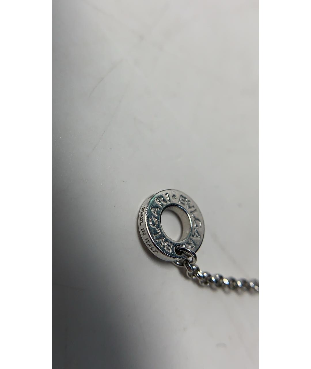 BVLGARI Серебряное колье из белого золота, фото 9