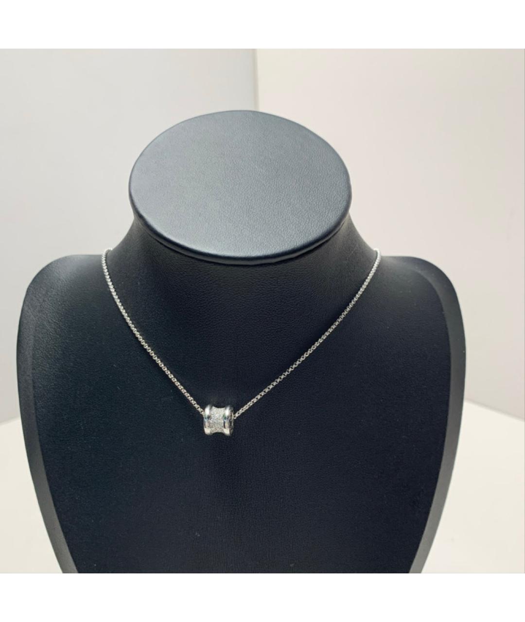 BVLGARI Серебряное колье из белого золота, фото 8