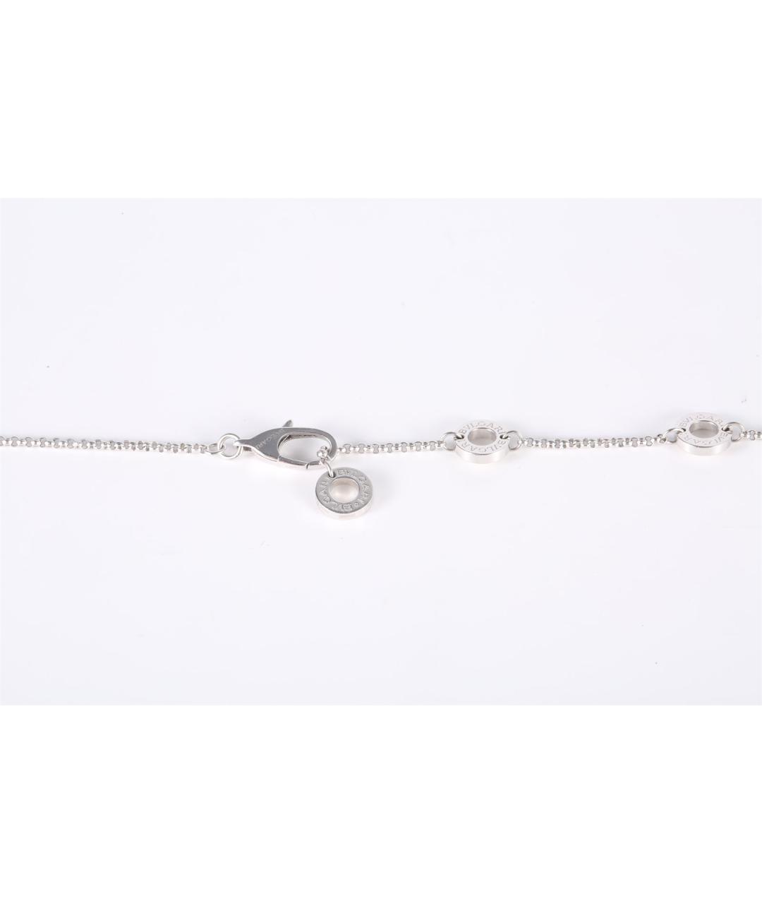 BVLGARI Серебряное колье из белого золота, фото 5