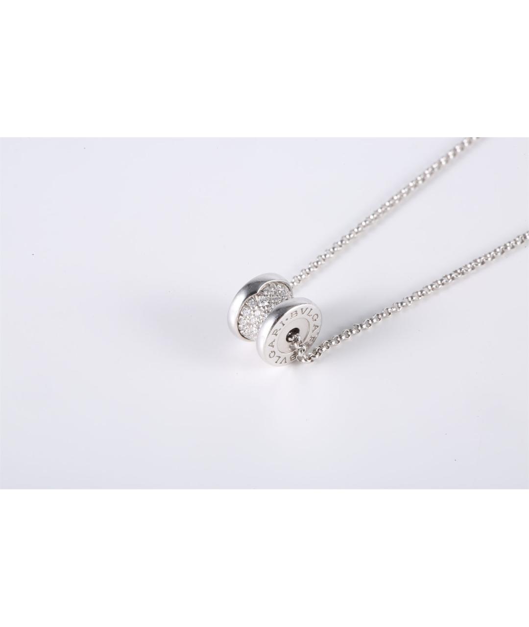 BVLGARI Серебряное колье из белого золота, фото 2