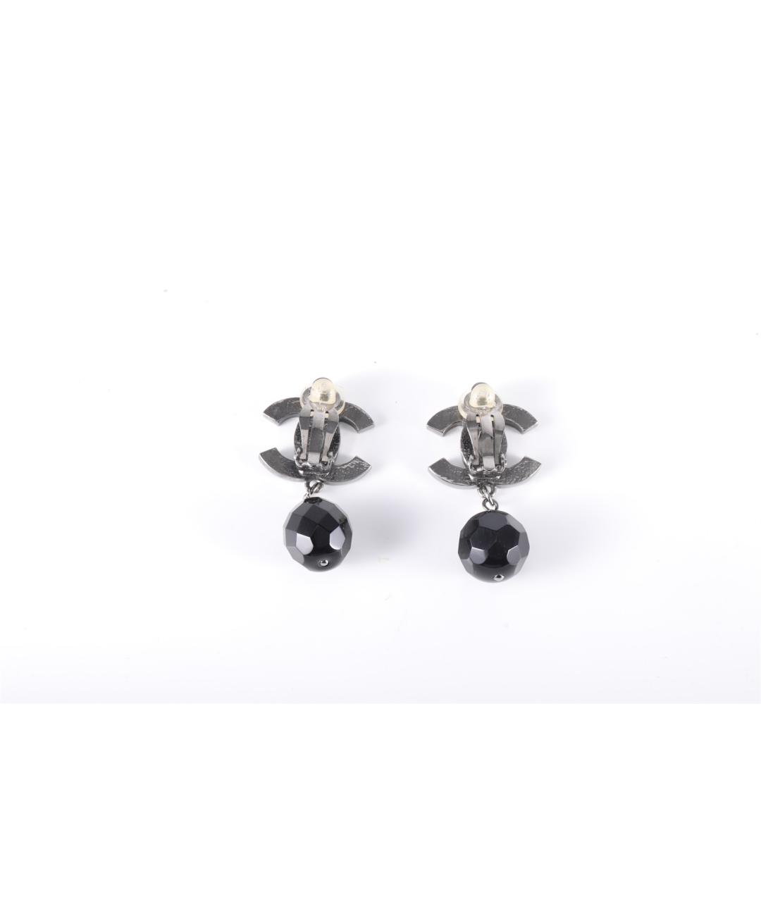 CHANEL Серебряные серьги, фото 4