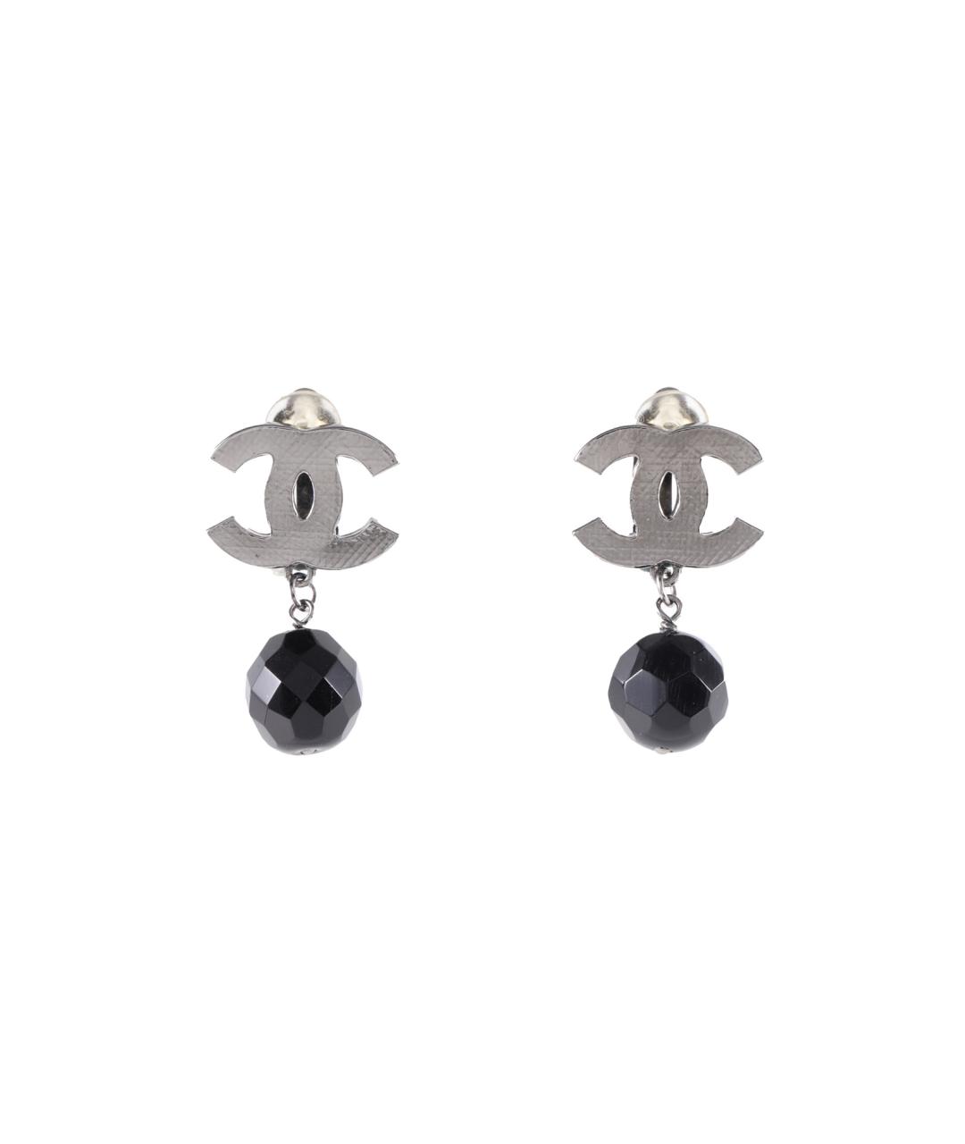 CHANEL Серебряные серьги, фото 1