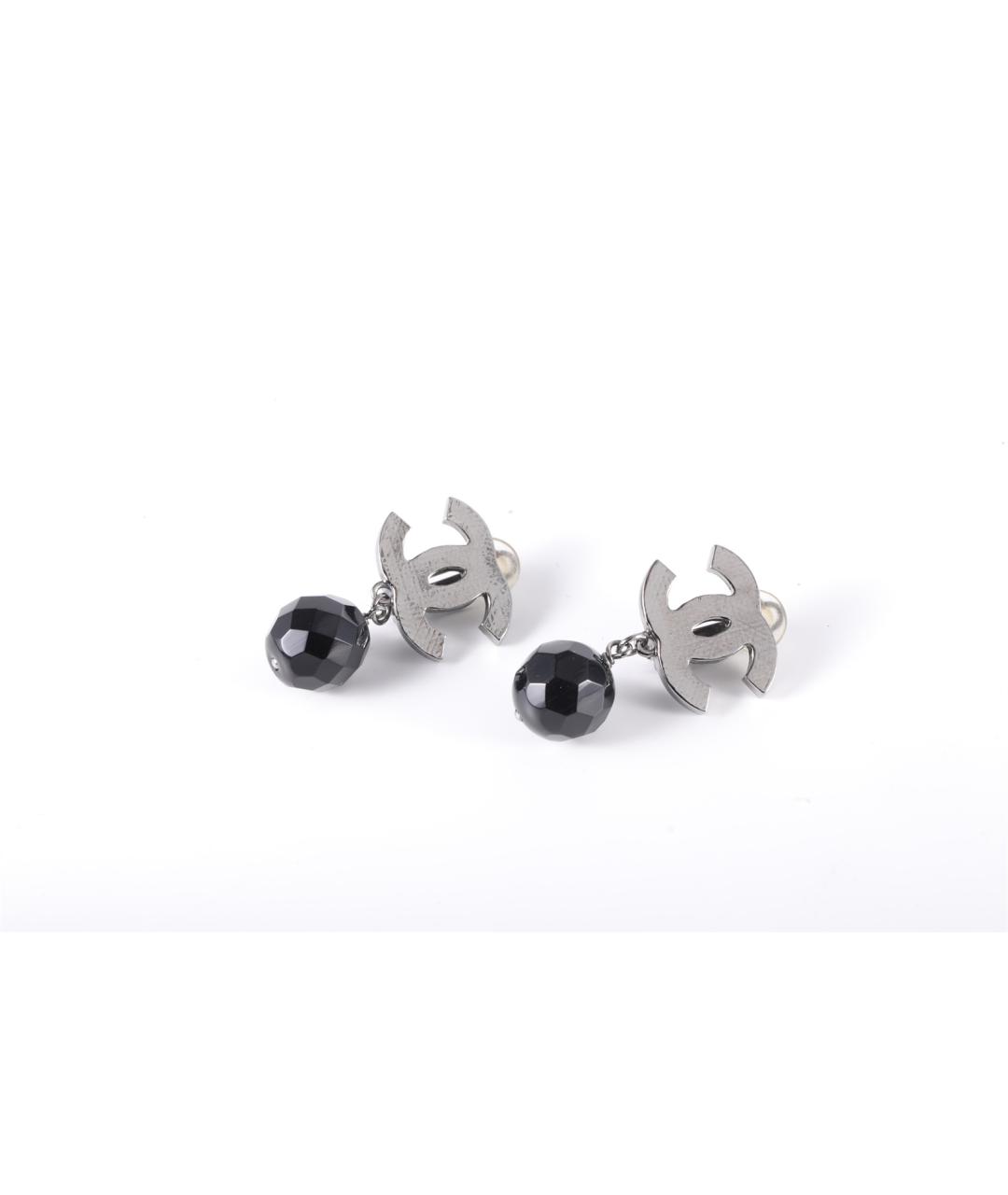 CHANEL Серебряные серьги, фото 2