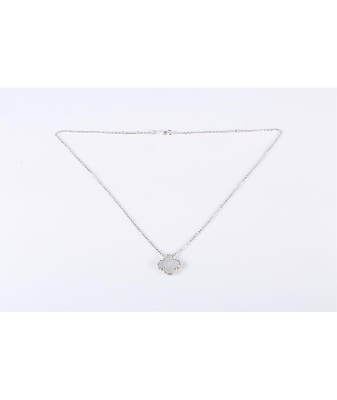 VAN CLEEF & ARPELS Серебряное колье из белого золота, фото 6