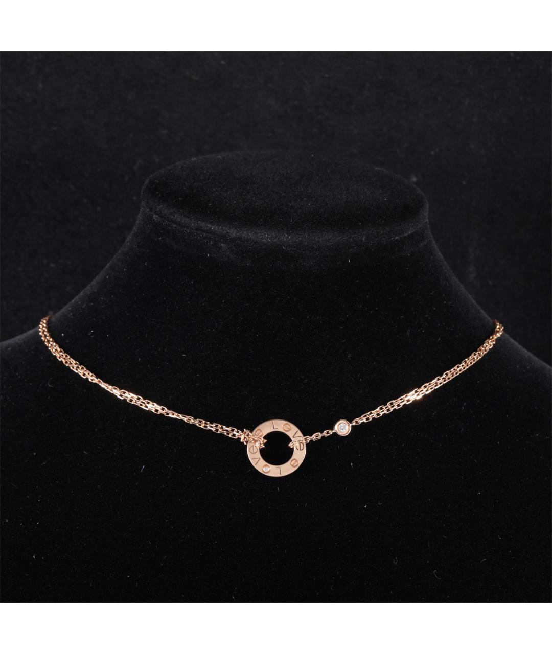CARTIER Золотое колье из розового золота, фото 7