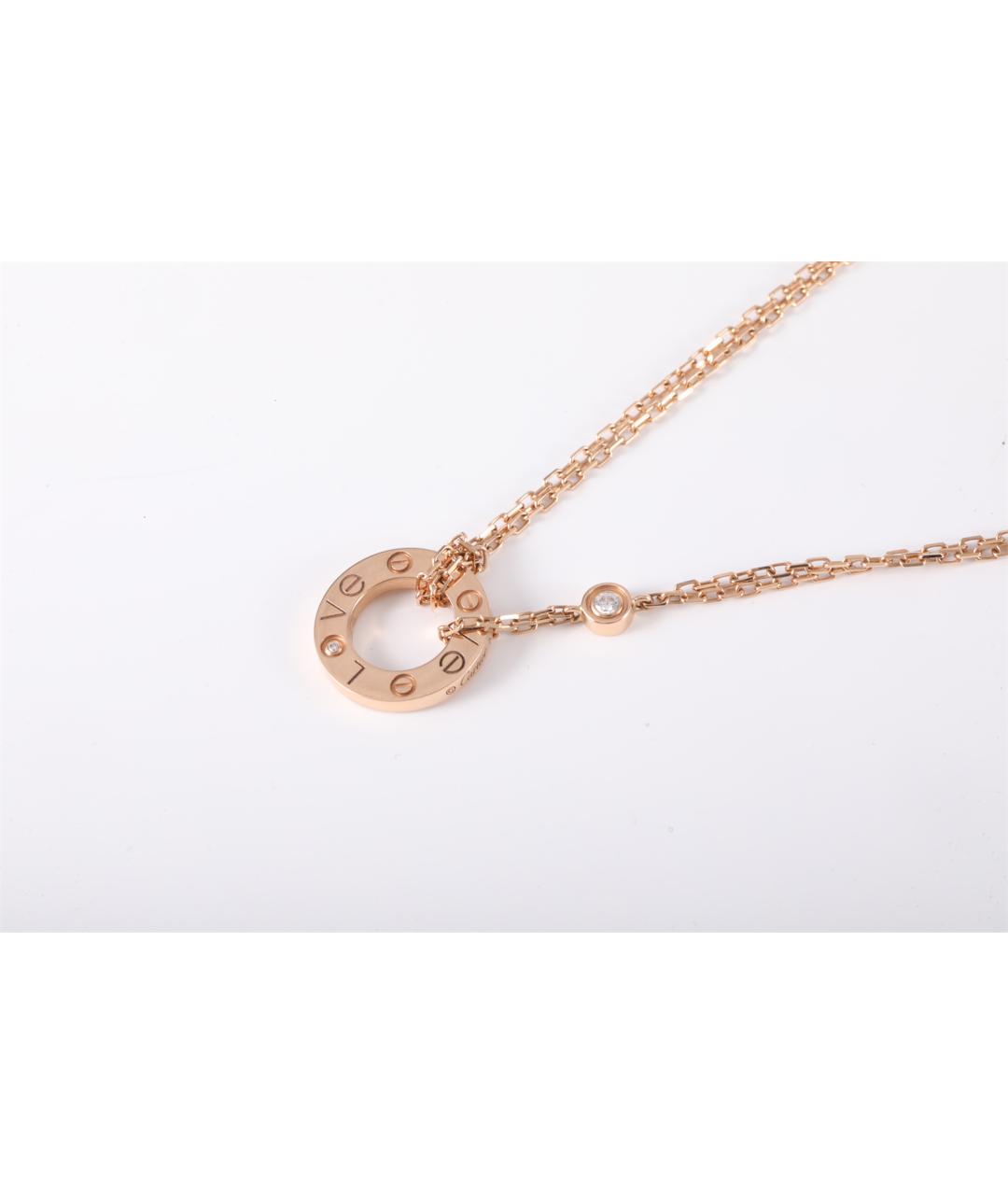CARTIER Золотое колье из розового золота, фото 2