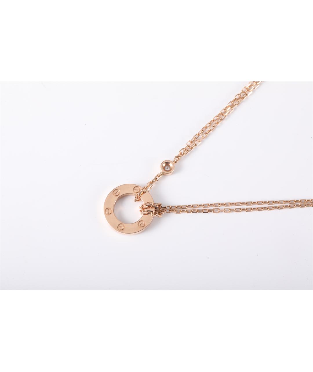 CARTIER Золотое колье из розового золота, фото 3