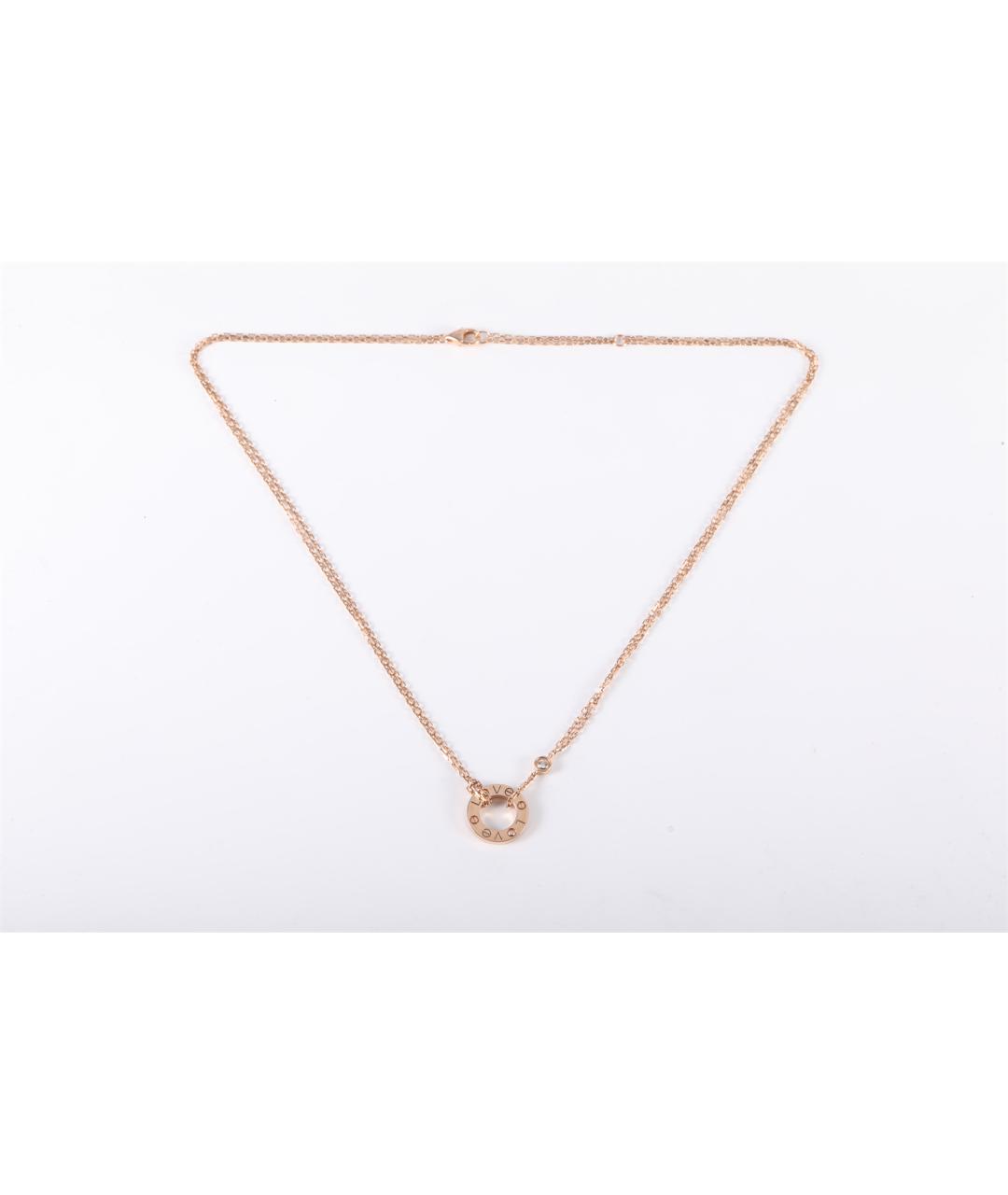 CARTIER Золотое колье из розового золота, фото 6