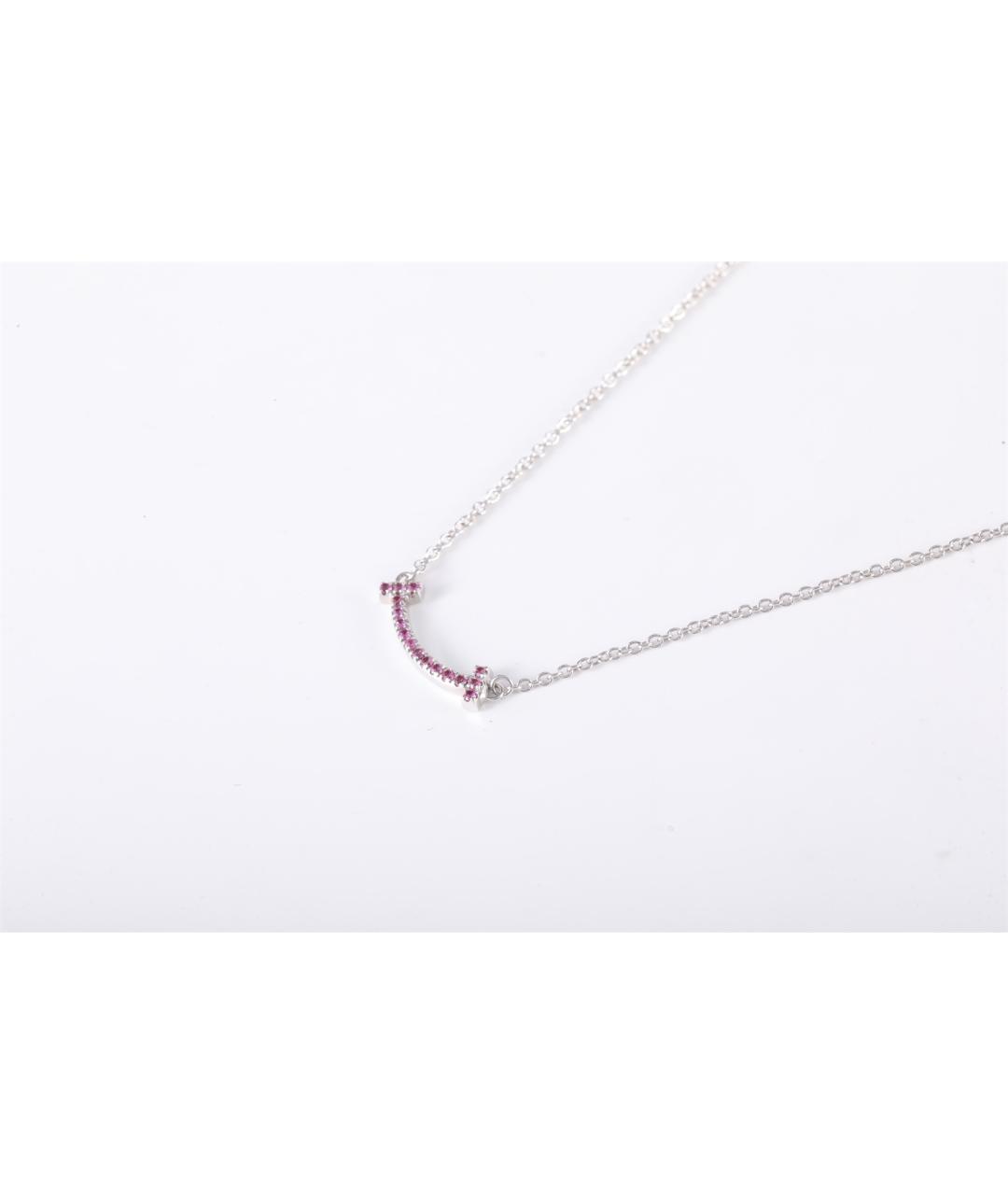 TIFFANY&CO Серебряное колье из белого золота, фото 2