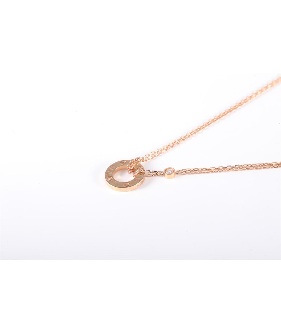 CARTIER Золотое колье из розового золота, фото 2