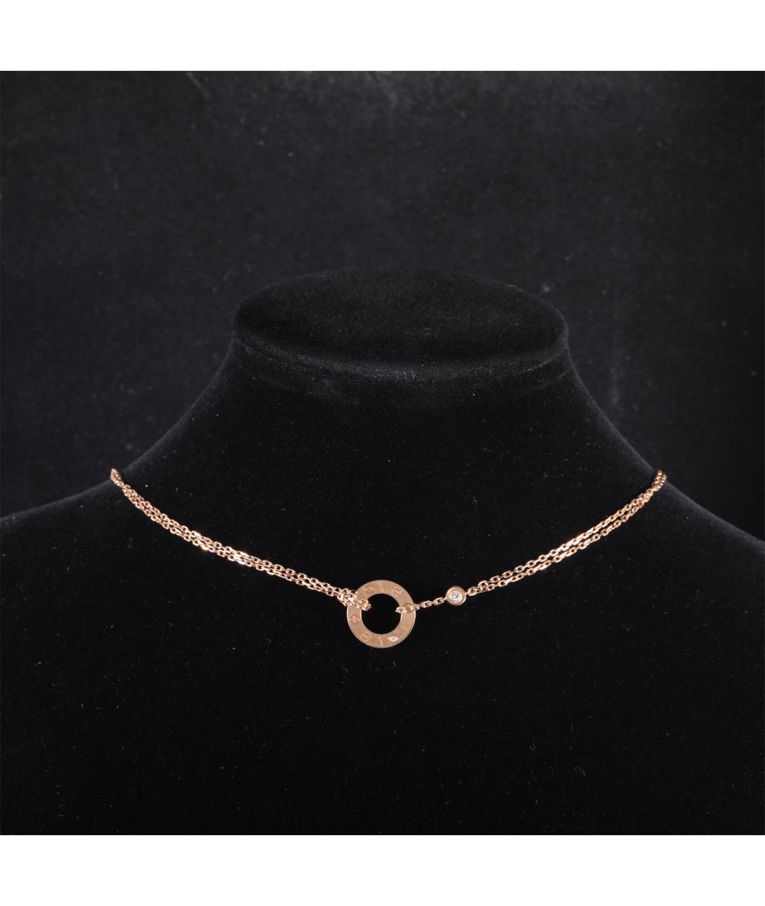 CARTIER Золотое колье из розового золота, фото 7