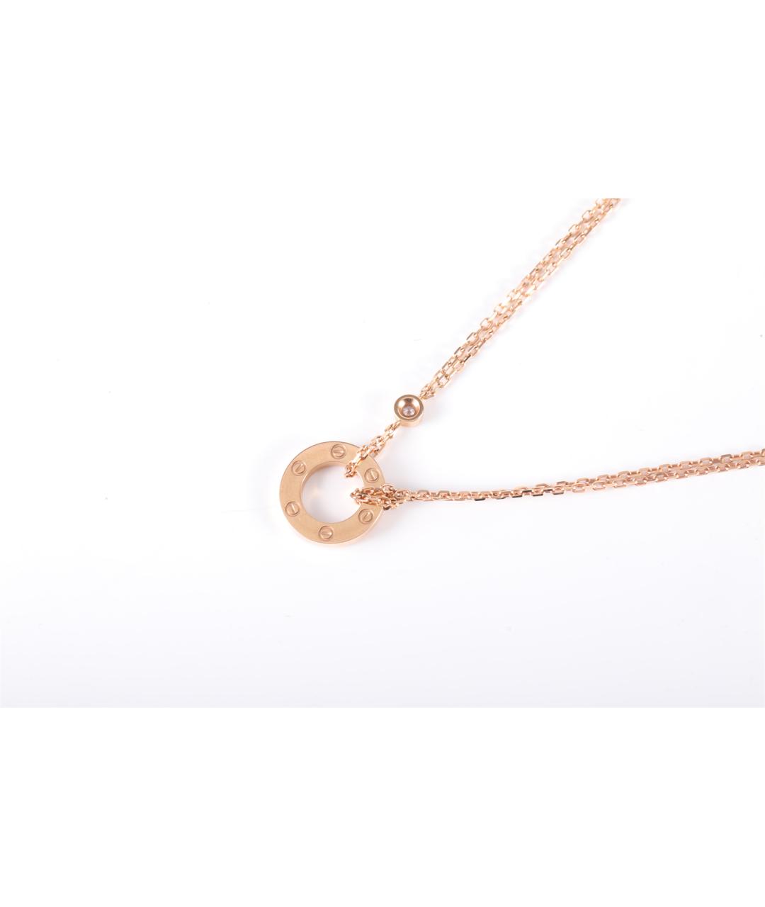CARTIER Золотое колье из розового золота, фото 3