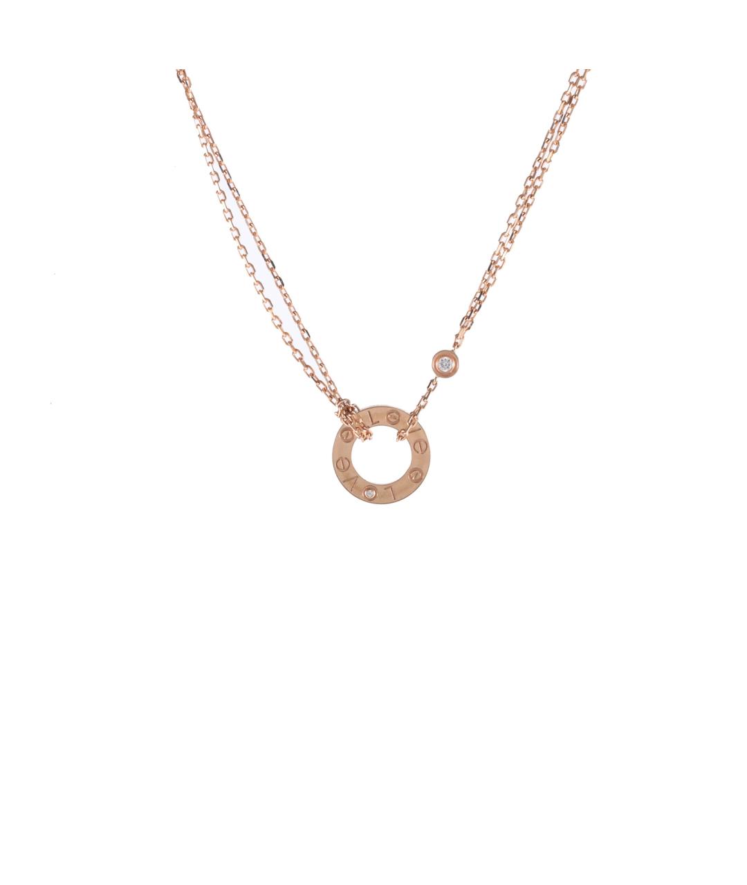 CARTIER Золотое колье из розового золота, фото 1