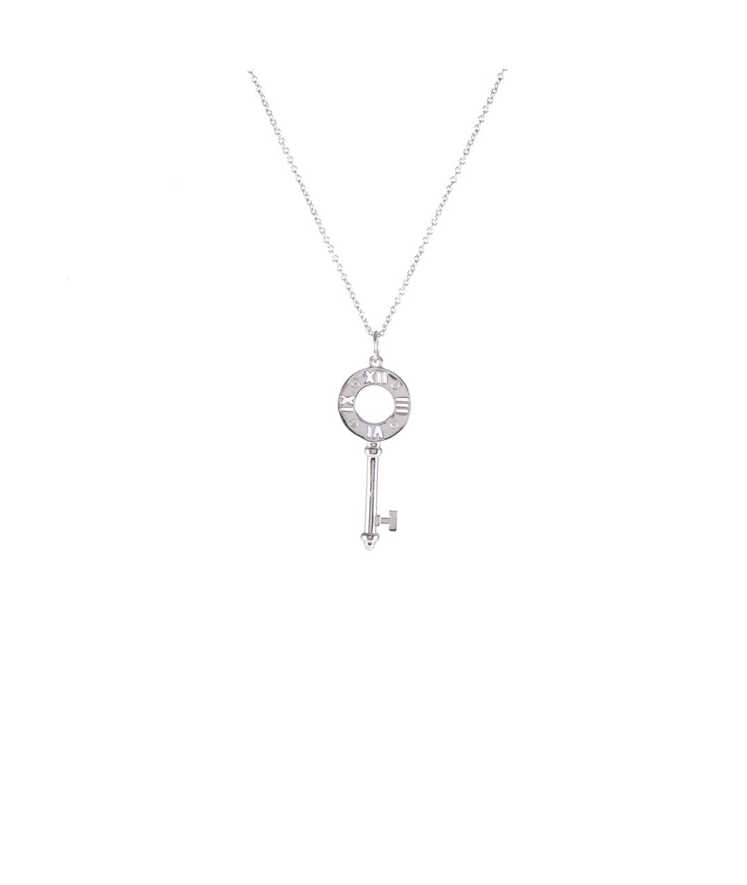 TIFFANY&CO Серебряное колье из белого золота, фото 1