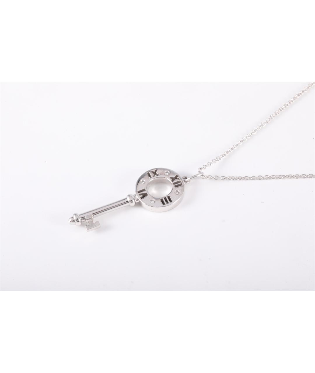 TIFFANY&CO Серебряное колье из белого золота, фото 2