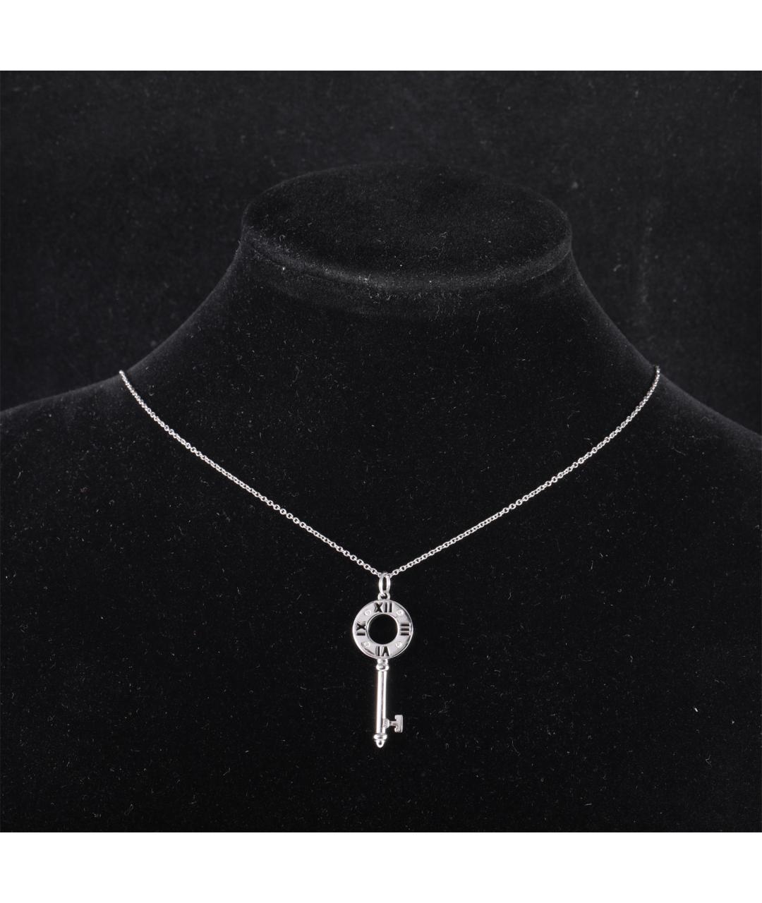 TIFFANY&CO Серебряное колье из белого золота, фото 7