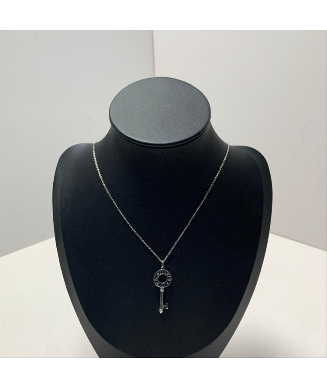 TIFFANY&CO Серебряное колье из белого золота, фото 8