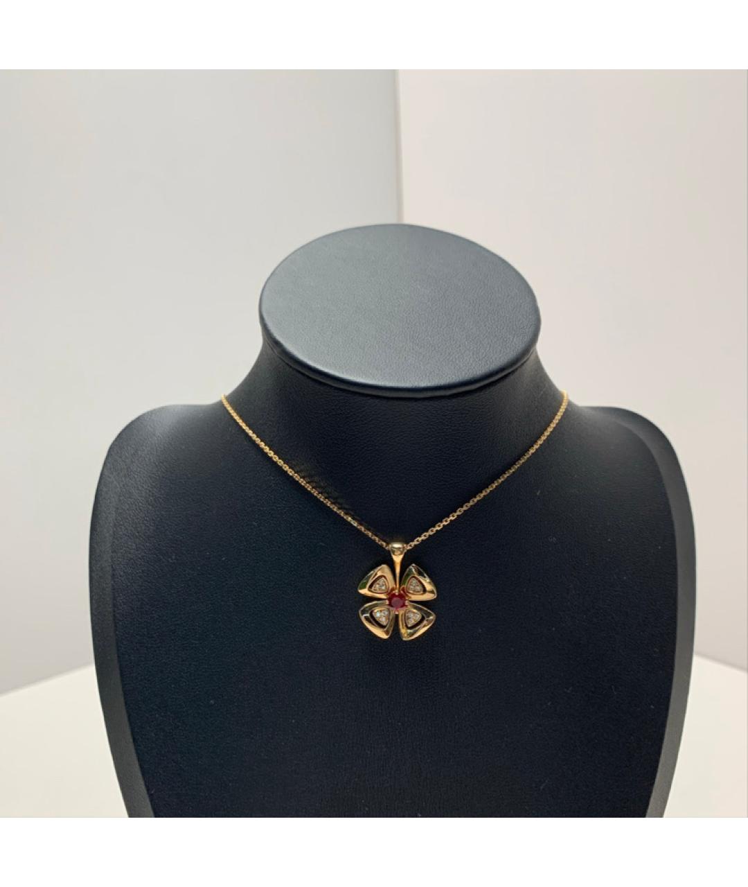 BVLGARI Золотое колье из розового золота, фото 8