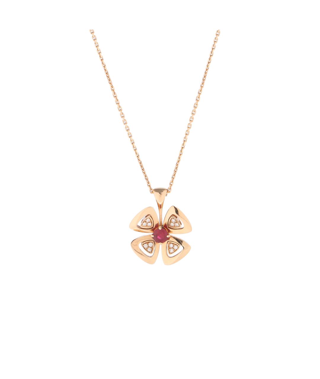 BVLGARI Золотое колье из розового золота, фото 1