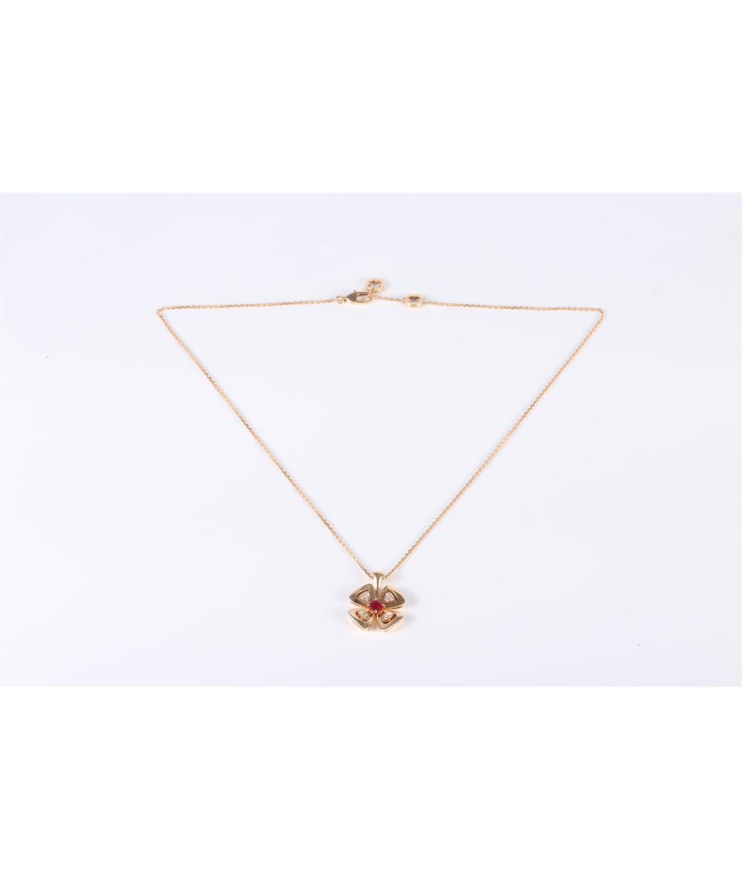 BVLGARI Золотое колье из розового золота, фото 6