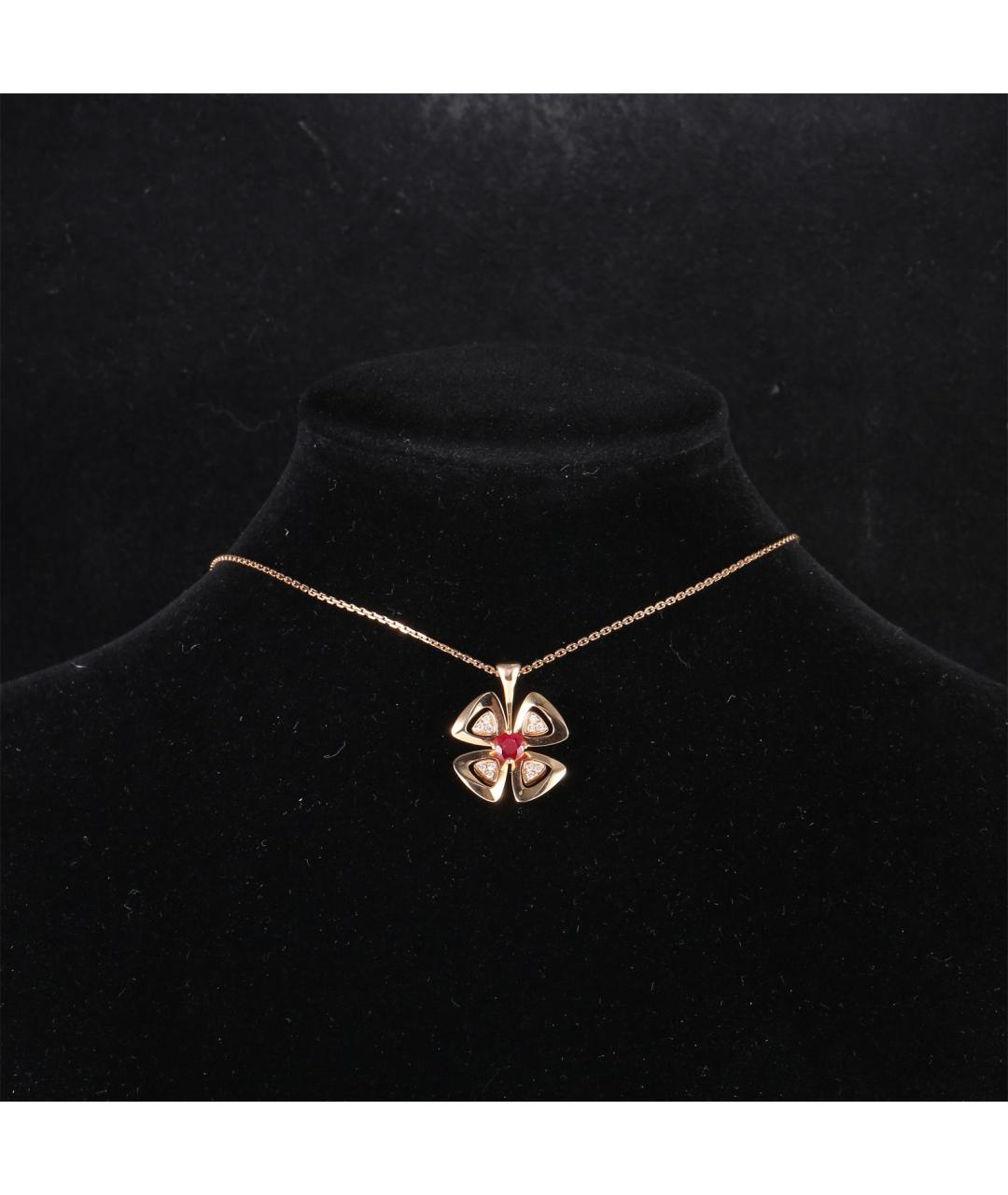BVLGARI Золотое колье из розового золота, фото 7