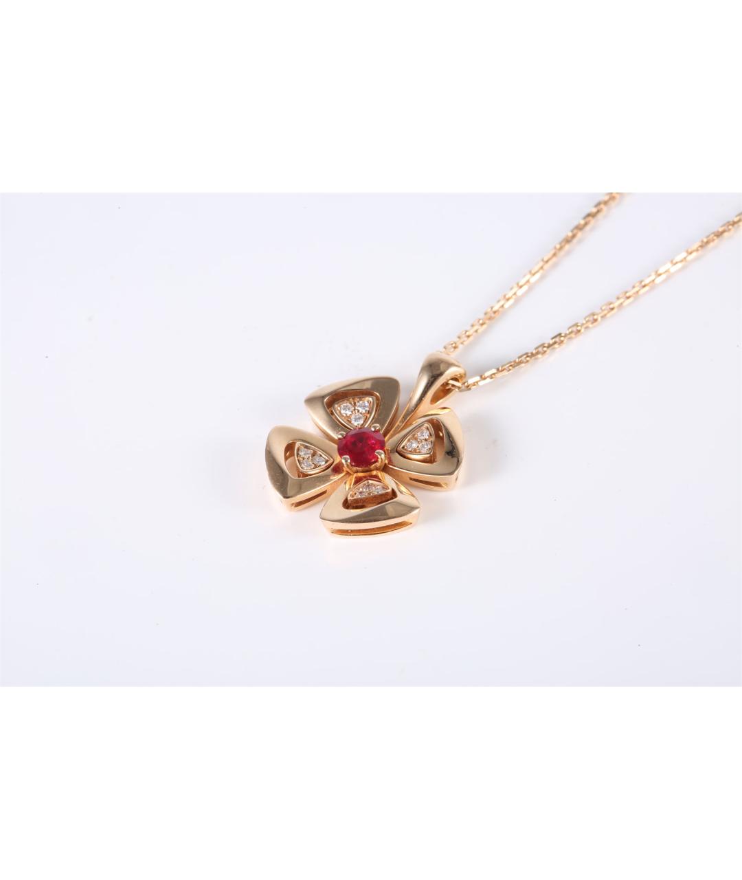 BVLGARI Золотое колье из розового золота, фото 2