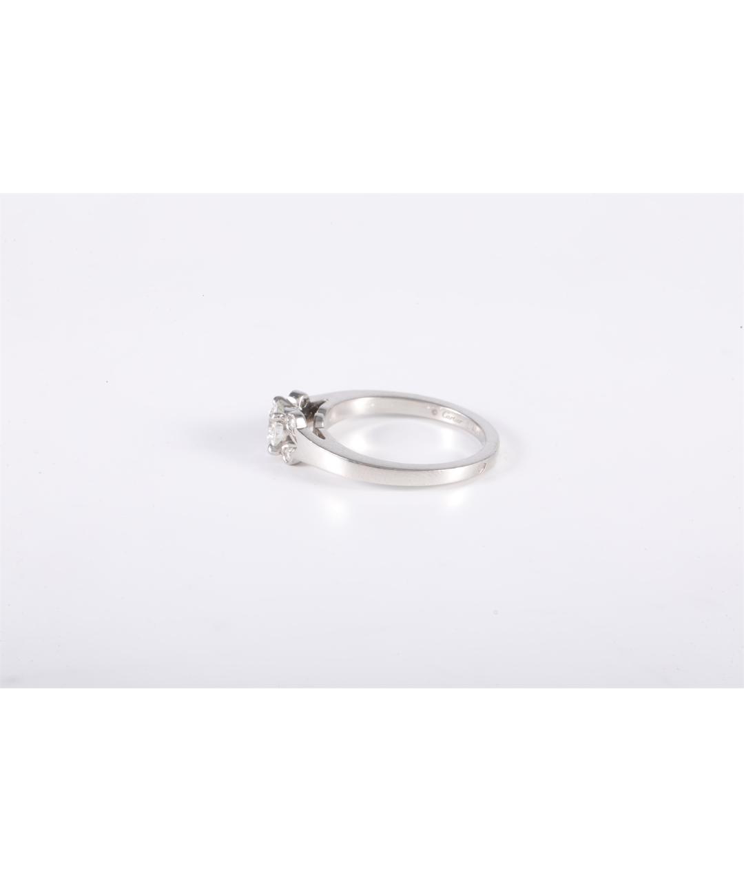 CARTIER Серебряное платиновое кольцо, фото 5