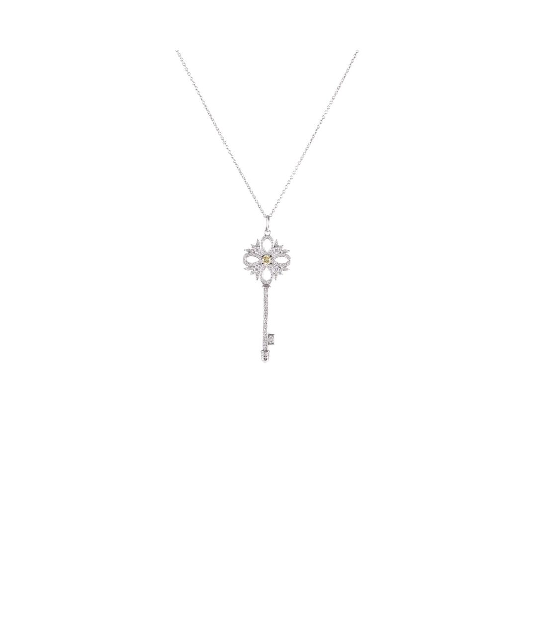 TIFFANY&CO Серебряное платиновое колье, фото 1