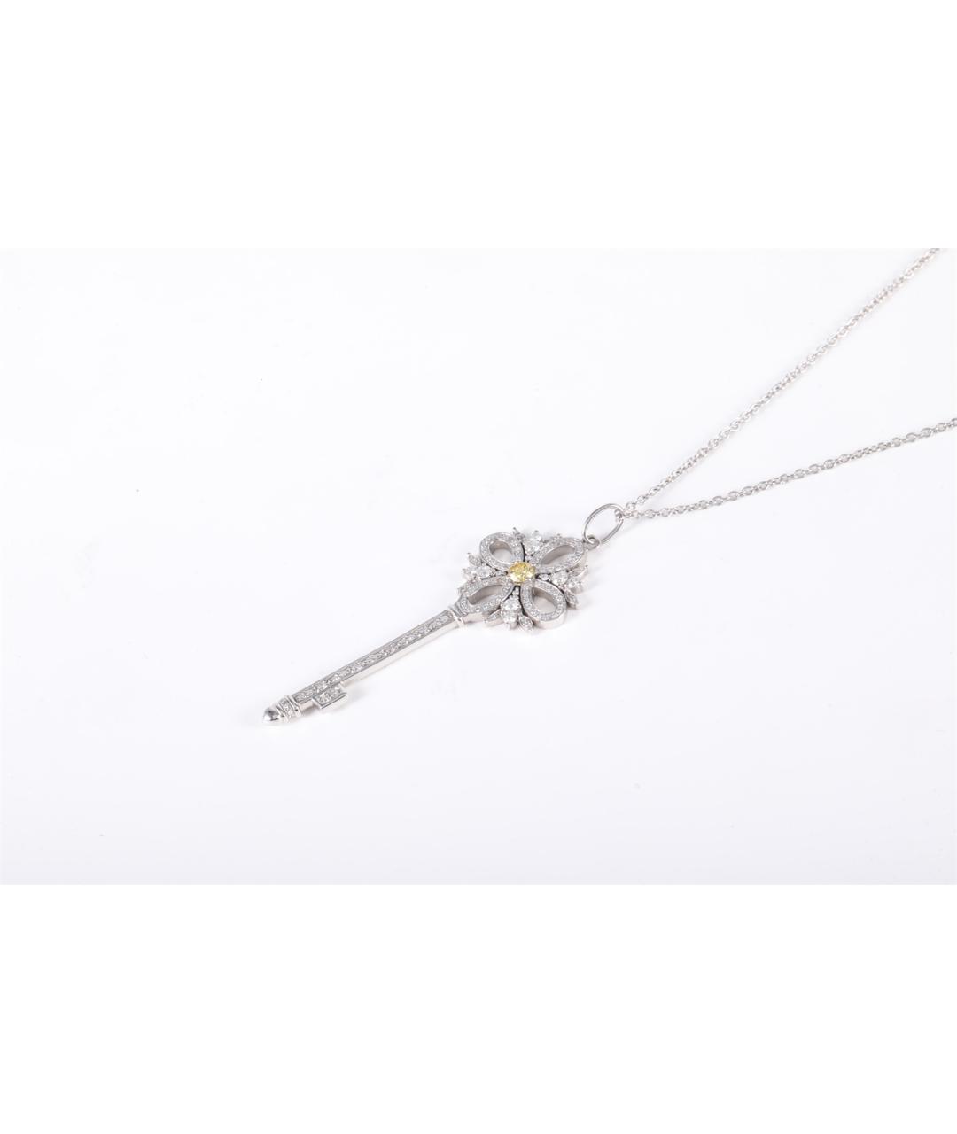 TIFFANY&CO Серебряное платиновое колье, фото 2
