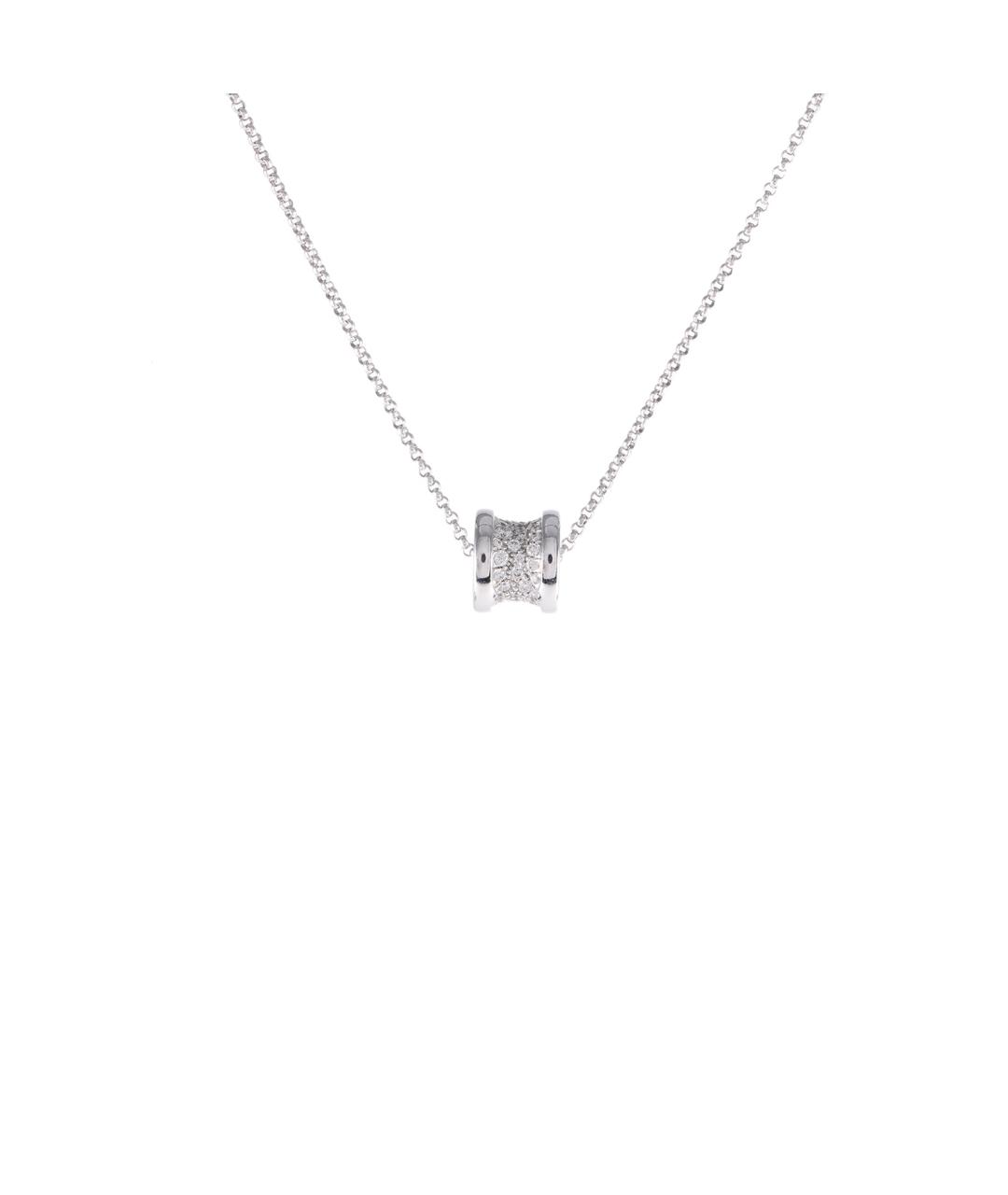BVLGARI Серебряное колье из белого золота, фото 1