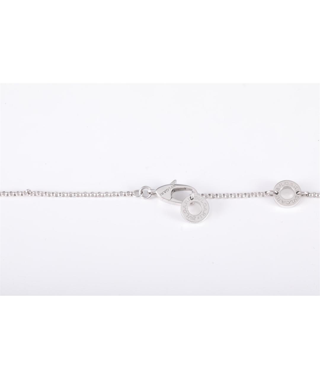 BVLGARI Серебряное колье из белого золота, фото 5