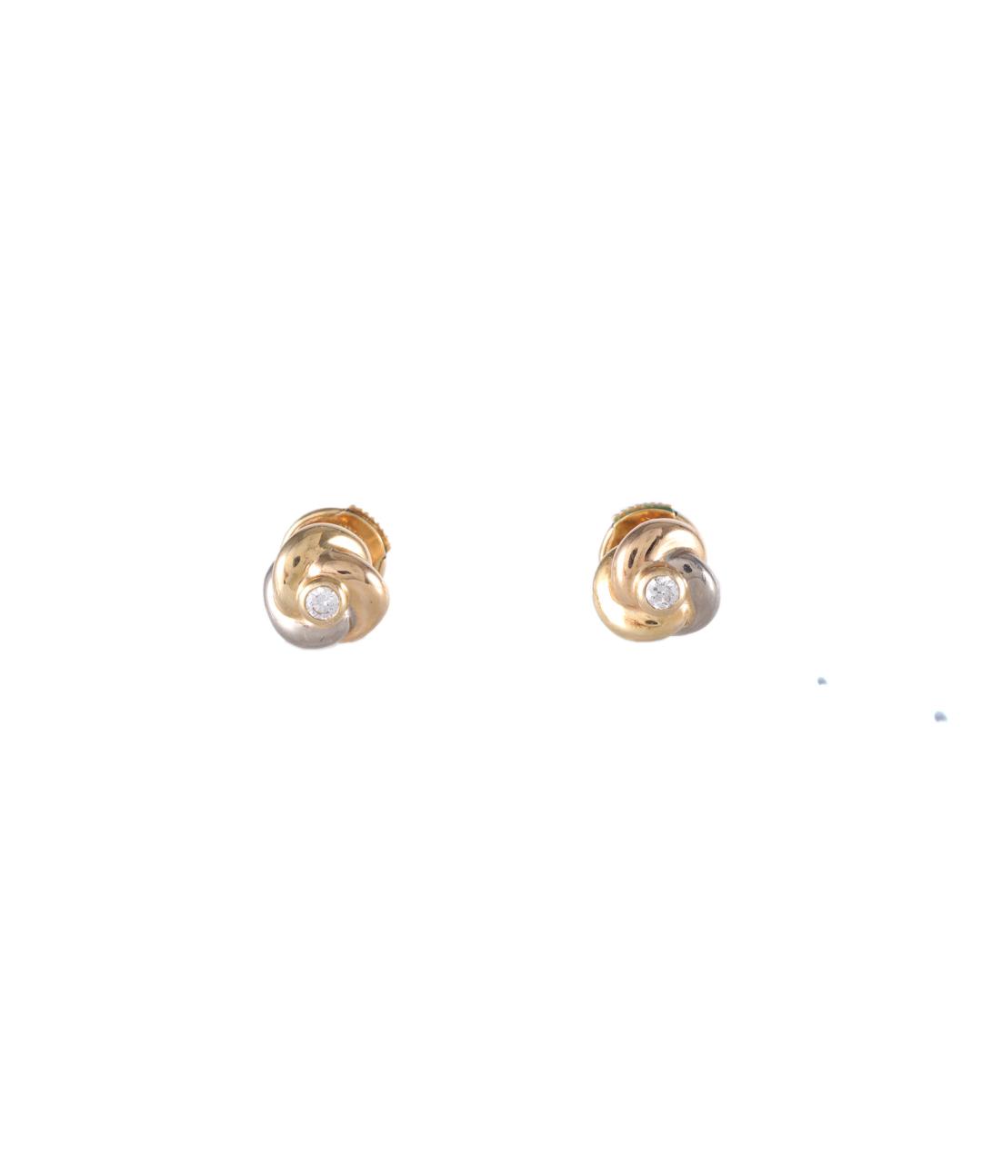 CARTIER Золотые серьги из желтого золота, фото 1