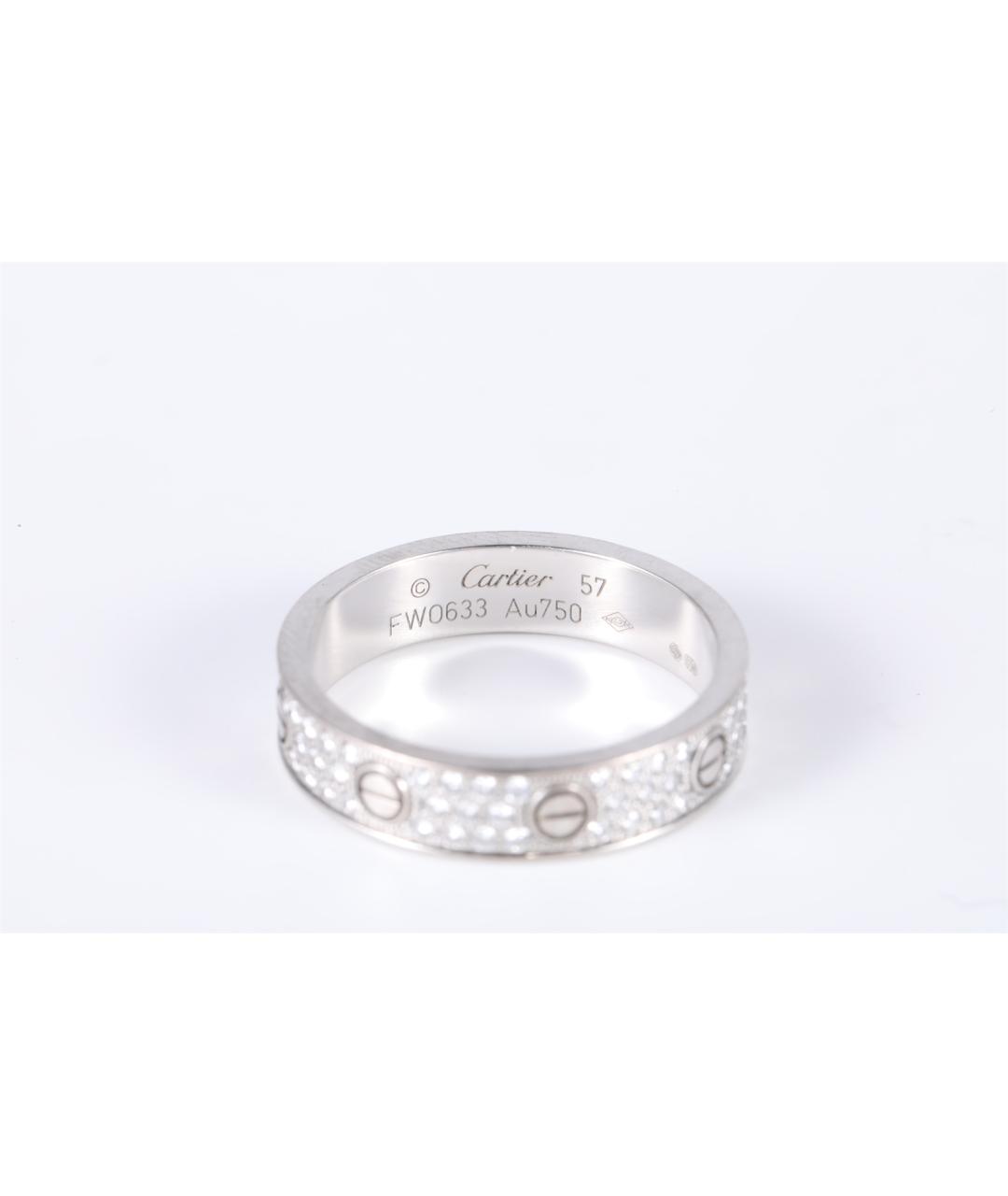 CARTIER Серебряное кольцо из белого золота, фото 6